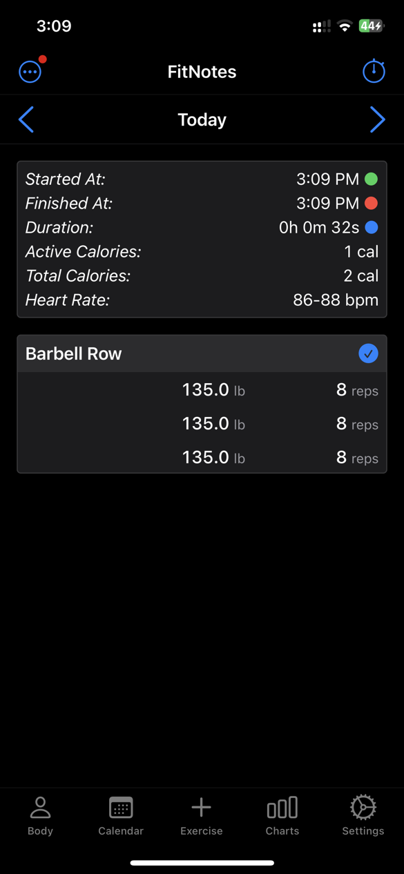 Workout Completed On Apple Watch, Results On Phone